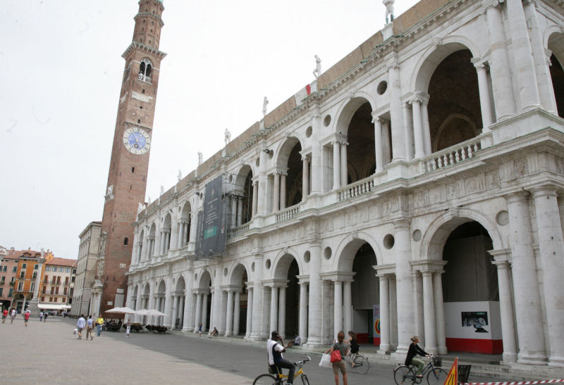 Una veduta della Basilica Palladiana