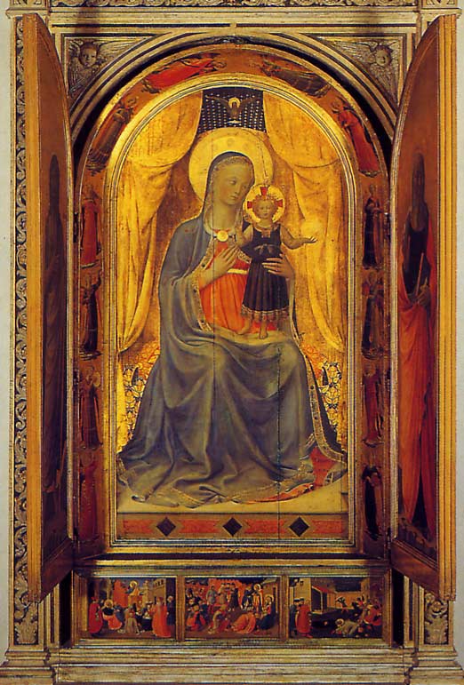 Il Tabernacolo dei Linaioli del beato Angelico restaurato. È un’opera del Progetto Restituzioni di Intesa Sanpaolo (2011)