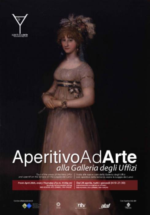 Fino a fine giugno «Aperitivo ad arte» agli Uffizi