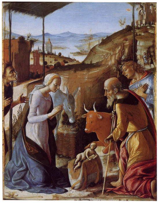 Dalla collezione d’arte della Fondazione Mps: «Adorazione dei pastori» di Pietro di Francesco