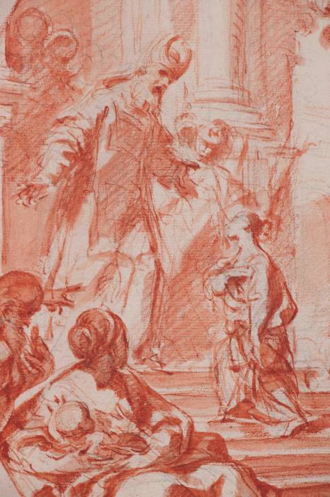 Il disegno di Antonio Consetti acquisito dalla Fondazione Collegio San Carlo di Modena e considerato preparatorio del dipinto «Presentazione al Tempio» conservato nella cappella del Collegio San Carlo