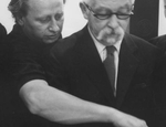 Antonio Calderara e Karl Prantl (1969) - Foto Arno Hammacher