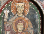 Dipinti del tardo XIII secolo sui resti di recinzione presbiteriale