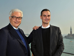 Paolo Baratta e Massimiliano Gioni. Foto La Biennale di Venezia